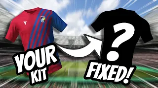 Fixing YOUR Worst Concept Football Kits! | FIFA Kit Creator