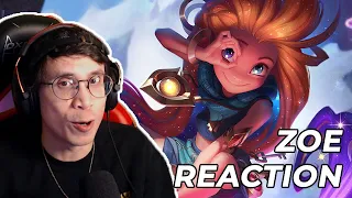 Arcane fan reacts to Zoe (Voicelines, Skins, & Story) | League of Legends