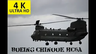 4Kᵁᴴᴰ Amazing display Boeing Chinook HC6A No 18 Squadron RAF Odiham Royal Air Force RIAT Fairford