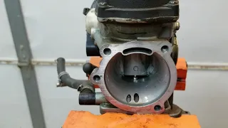 Cleaning Motorcycle Carburetor While on Bike; try this before going to the dealer (Removed for Demo)