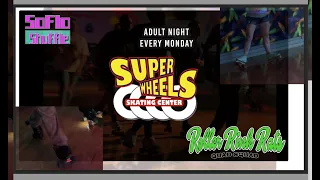 Oh No He Actually FELL! Super Wheels Adult Night Shuffle with Roller Rink Rats and SoFlo Shuffle!