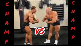 BIG RAMY VS CHRIS BUMSTEAD POSE DOWN