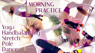 Ava Madison Morning Pole, Hand-balancing, Yoga, & Dance