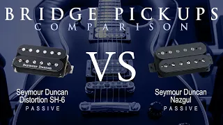 Seymour Duncan DISTORTION SH-6 vs NAZGUL - Bridge Pickup Guitar Tone Comparison Demo