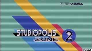 Sonic Mania Plus Time Attack Mode - Studiopolis Act 2 Encore As Sonic 1'27"25