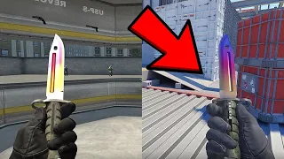 Bayonet FADE in CS2 vs IN CSGO