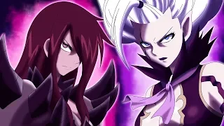 Erza Scarlet and Mirajane Strauss-Monster