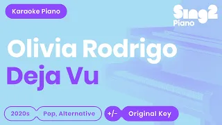 deja vu Karaoke | Olivia Rodrigo (Piano Karaoke)