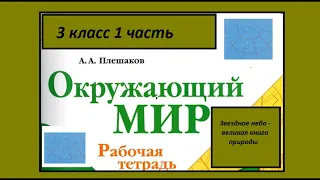 Окружающий мир 3 класс рабочая тетрадь. Звездное небо-великая книга природы