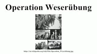 Operation Weserübung