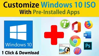 How to Download windows 10 Customize ISO Image - With Pre-installed Applications Ravi Tech Support