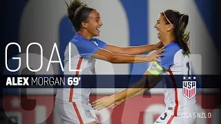 WNT vs. New Zealand: Alex Morgan Second Goal - Sept. 19, 2017