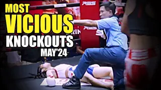 Most VICIOUS MMA KO's I May 2024 HD