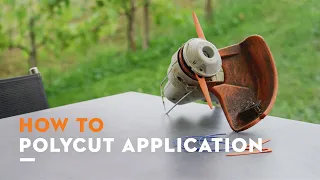 STIHL mowing head PolyCut 3-2: mounting, application & tool-free blade change