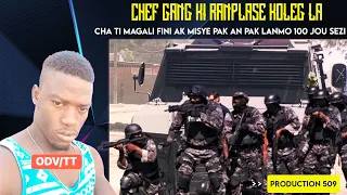 chèf gang tchouko li menm ki ranplese koleg cha ti magalie fe towo wa pran souf nan bouda tèlanm yo