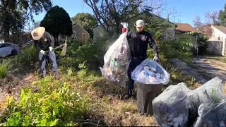 We WERE STUNNED With The AMOUNT of TRASH Left On This INSANELY OVERGROWN YARD