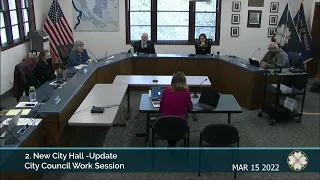 City Council Work Session 3/15/2022