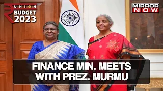 Union Budget 2023 | Finance Minister Nirmala Sitharaman Meets President Murmu At Rashtrapati Bhavan