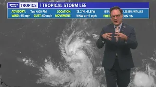 Tropical Update: Lee forms in Atlantic