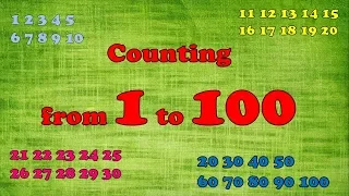 Counting from 1 to 100  Учимся считать от 1 до 100 // #УчуАнглийский