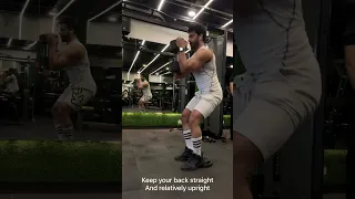 Heel Elevated Goblet Squats for Blasting Quads