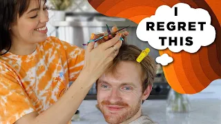 Cutting My Boyfriend's Hair 🤠