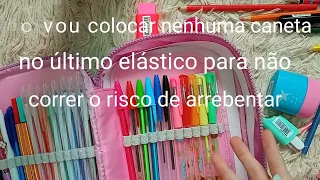 ASMR: Arrumando meu estojo escolar 2023.