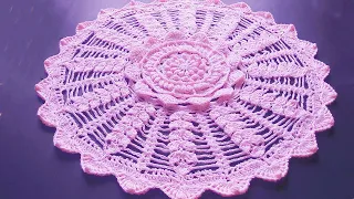 crochet mandala doily #29 easy pattern/crochet mandala