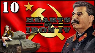 Let's Play Hearts of Iron 4 Soviet Union | HOI4 No Step Back Gameplay Episode 10 | Defense of Greece