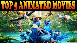 TOP 5 ANIMATION MOVIES l TOP 5 ANIMATED MOVIES IN HINDI DUBBED