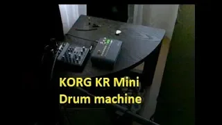 Korg KR mini - Edit,  customize, save a beat pattern