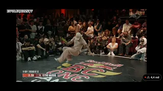 BBOY FLYING MACHINE VS BBOY LIL ZOO RED BULL BC ONE CYPHER LAST CHANCE CAMP  USA  NYC 2022.