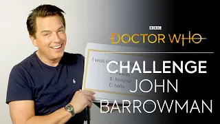 John Barrowman Plays 'What's My Line?' | Revolution of the Daleks | Doctor Who