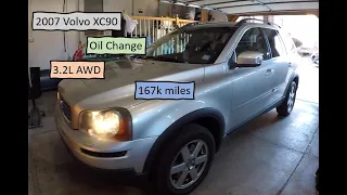 2007 Volvo XC90 Oil Change 3.2l AWD