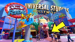 SECRETS About The Simpsons at Universal Studios Hollywood