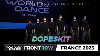 Dopeskit | Team Division | FrontRow | World of Dance France 2023 | #wodfr23