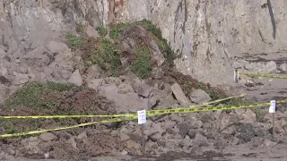 Cliff collapses in Isla Vista