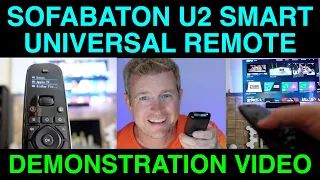 SofaBaton U2 DEMO Universal Smart Remote Control In Action Demonstration Video