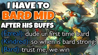 Bard Buffs means I have to Bard Mid (and it works?!) | Off-Meta Climb - League of Legends