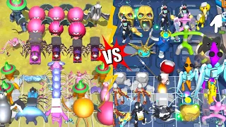 Banban Fight Horror Garten Vs Color Friend vs 100 Doors ⭐ Merge Simulator Battles