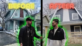 Before and After of A Flipped House in Columbus Ohio