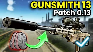 Gunsmith Part 13: The RSASS! Patch 0.13 Guide | Escape From Tarkov