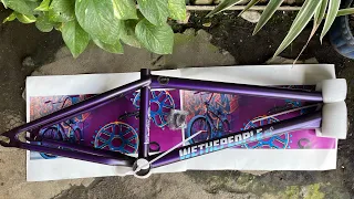 wethepeople doomsayer transpurple wtp bmx frame