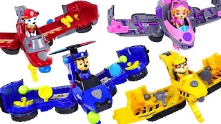 Dinosaurs attack Super Wings! Paw Patrol Flip & Fly 2-in-1 Transforming Vehicle! - DuDuPopTOY