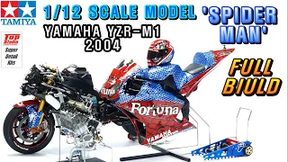 1/12 TAMIYA YAMAHA YZR-M1 2004 'SPIDER MAN' with super detail-up set