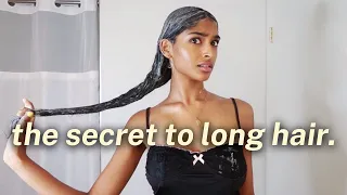 HAIR GROWTH SECRETS / weekly natural routine for long, healthy, shiny hair FAST 🪴🤎