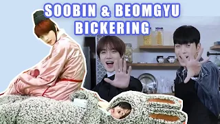 Beomgyu and Soobin bickering for 10 minutes (Soogyu choatic duo)