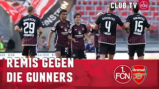 Kämpferischer Club trotzt Arsenal | Highlights | 1. FC Nürnberg - FC Arsenal 1:1