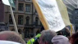 Protestant Christian Protest Against Pope's Visit at Westminster Abbey