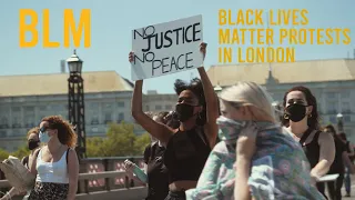 BLACK LIVES MATTER : Trafalgar Square / Parliament LONDON 31/05/20 - Protests in UK - BLM